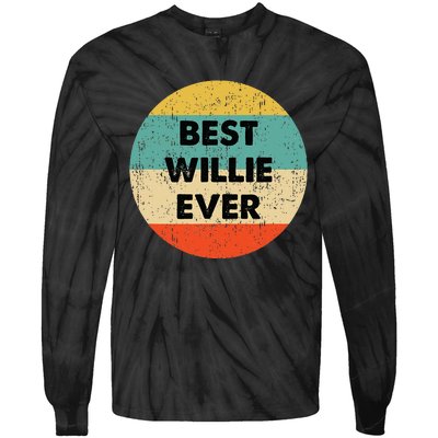 Willie Name Tie-Dye Long Sleeve Shirt