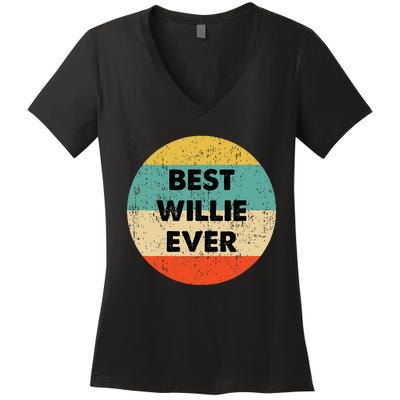 Willie Name Women's V-Neck T-Shirt