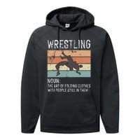 Wrestling Noun Wrestler Definition Folding Clothes Wrestle Performance Fleece Hoodie