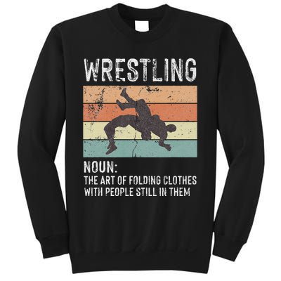 Wrestling Noun Wrestler Definition Folding Clothes Wrestle Sweatshirt