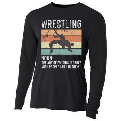 Wrestling Noun Wrestler Definition Folding Clothes Wrestle Cooling Performance Long Sleeve Crew