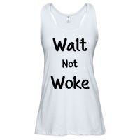 Walt Not Woke Ladies Essential Flowy Tank