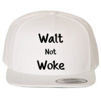 Walt Not Woke Wool Snapback Cap