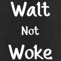 Walt Not Woke Funny 7 Panel Mesh Trucker Snapback Hat