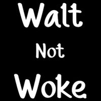 Walt Not Woke Funny Drawstring Bag