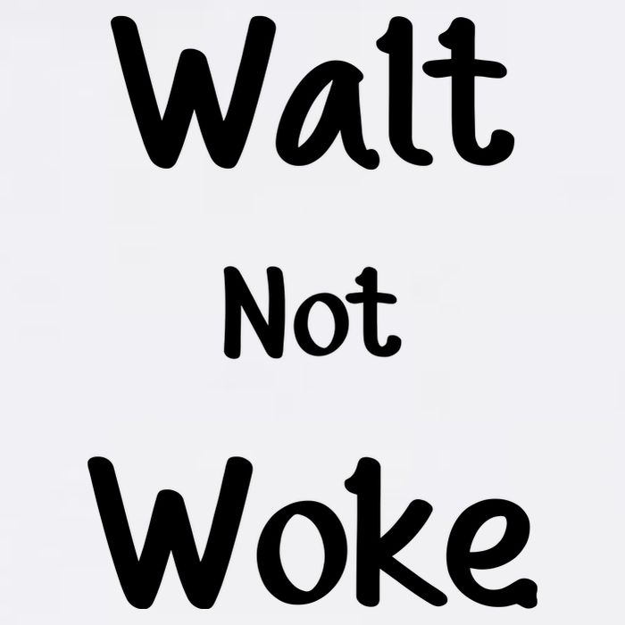 Walt Not Woke Funny Performance Shirt