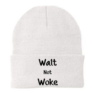 Walt Not Woke Funny Knit Cap Winter Beanie