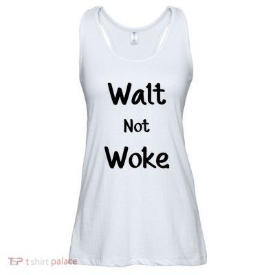 Walt Not Woke Funny Ladies Essential Flowy Tank
