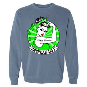 Wo Ney Warrior Gift Ney Unbreakable Awareness Gift Garment-Dyed Sweatshirt