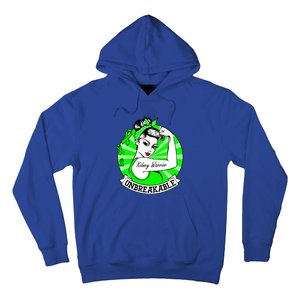 Wo Ney Warrior Gift Ney Unbreakable Awareness Gift Hoodie