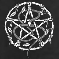 Wiccan Nature Witch Pentacle And Snake Cool Comfort Performance Bucket Hat