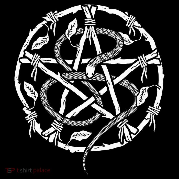 Wiccan Nature Witch Pentacle And Snake Toddler T-Shirt