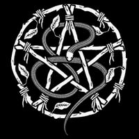 Wiccan Nature Witch Pentacle And Snake Wool Snapback Cap