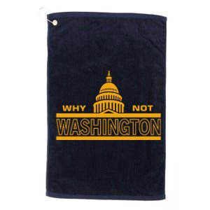 Why Not Washington Platinum Collection Golf Towel