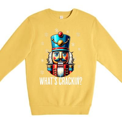 Women Nutcrackers Xmas Funny Christmas Nutcracker Gift Premium Crewneck Sweatshirt