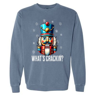 Women Nutcrackers Xmas Funny Christmas Nutcracker Gift Garment-Dyed Sweatshirt