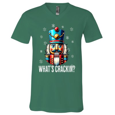 Women Nutcrackers Xmas Funny Christmas Nutcracker Gift V-Neck T-Shirt