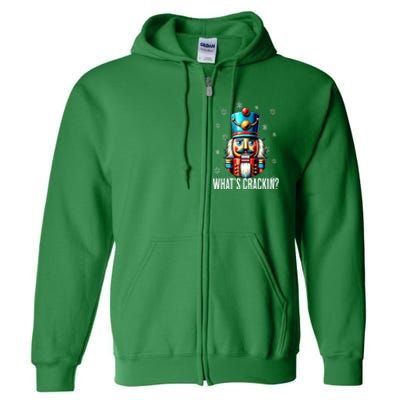 Women Nutcrackers Xmas Funny Christmas Nutcracker Gift Full Zip Hoodie