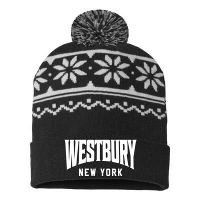 Westbury New York USA-Made Snowflake Beanie