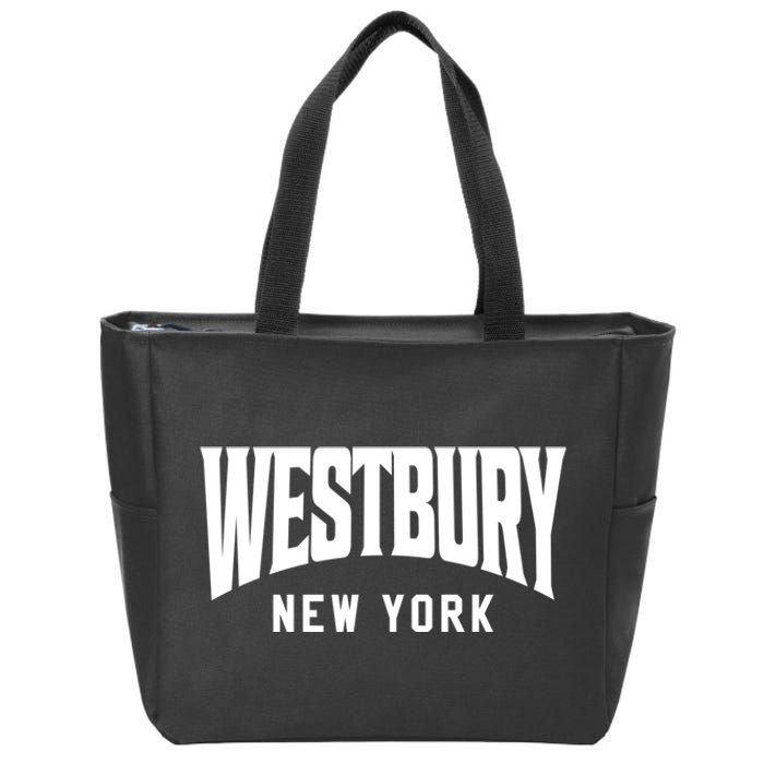 Westbury New York Zip Tote Bag