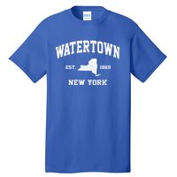 Watertown New York Ny Vintage State Athletic Style Funny Gift Tall T-Shirt