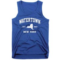 Watertown New York Ny Vintage State Athletic Style Funny Gift Tank Top