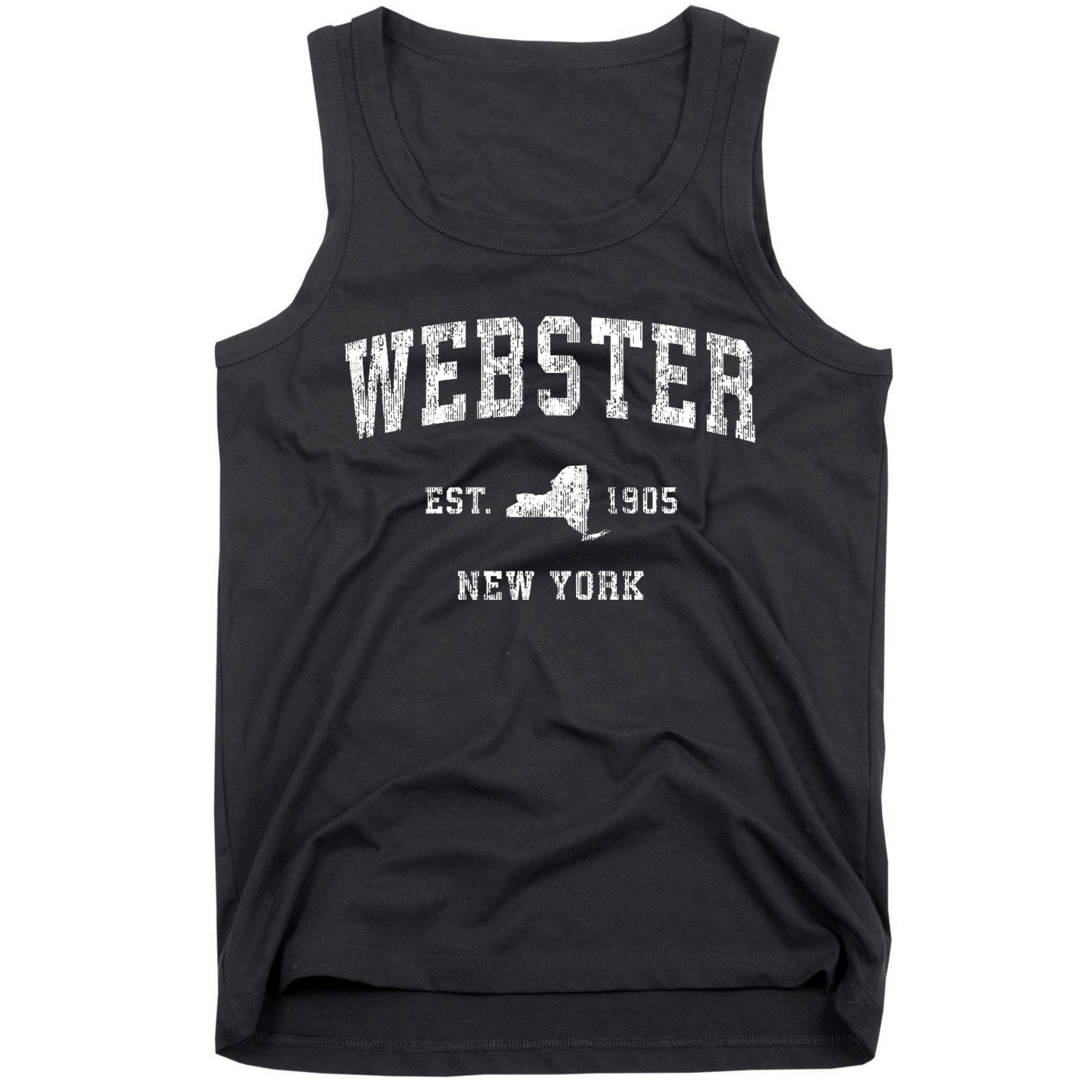 Webster New York Ny Vintage Athletic Sports Tank Top