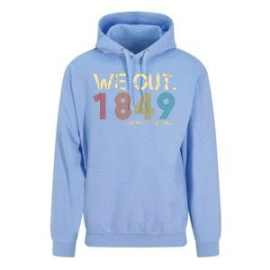 We Out 1849 Harr  iet Tub  Man Black History Month Quote  Unisex Surf Hoodie