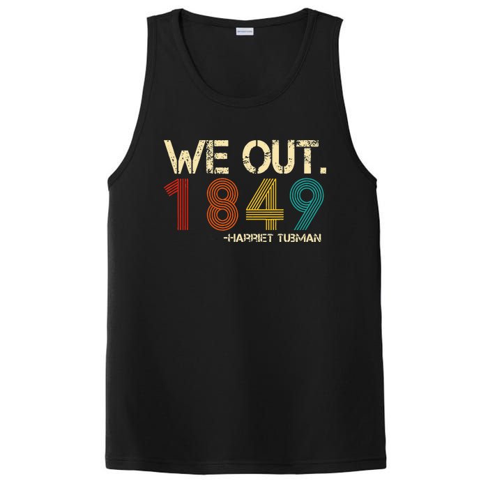 We Out 1849 Harr Iet Tub Man Black History Month Quote PosiCharge Competitor Tank