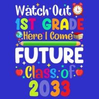 Watch Out 1St Grade Here I Come Funny Back To School Gift 16 in Basic Backpack