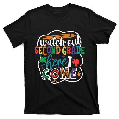 Watch Out 2nd Grade Here I Come Back to School T-Shirt