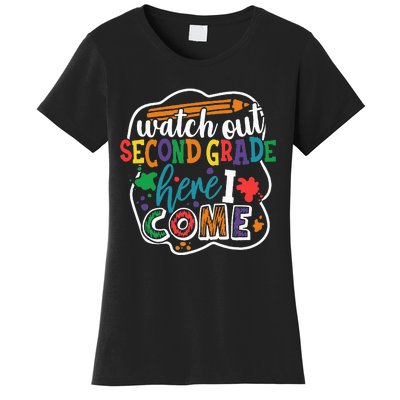 Watch Out 2nd Grade Here I Come Back to School Women's T-Shirt