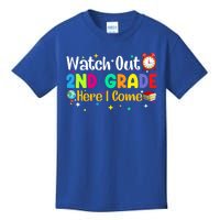 Watch Out 2Nd Grade Here I Come Second Grade Gift Kids T-Shirt