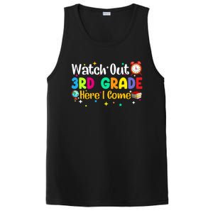 Watch Out 3Rd Grade Here I Come Third Grade Gift PosiCharge Competitor Tank