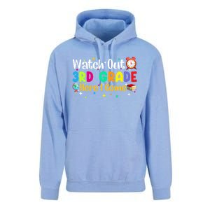 Watch Out 3Rd Grade Here I Come Third Grade Gift Unisex Surf Hoodie