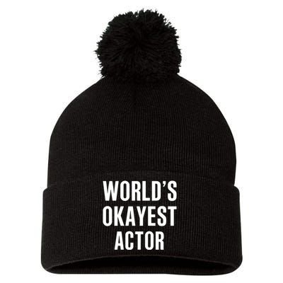 WorldS Okayest 911 Actor Pom Pom 12in Knit Beanie