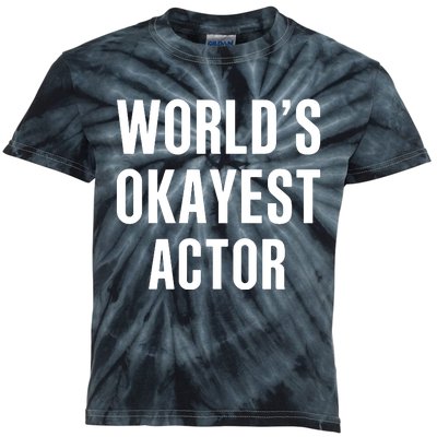 WorldS Okayest 911 Actor Kids Tie-Dye T-Shirt