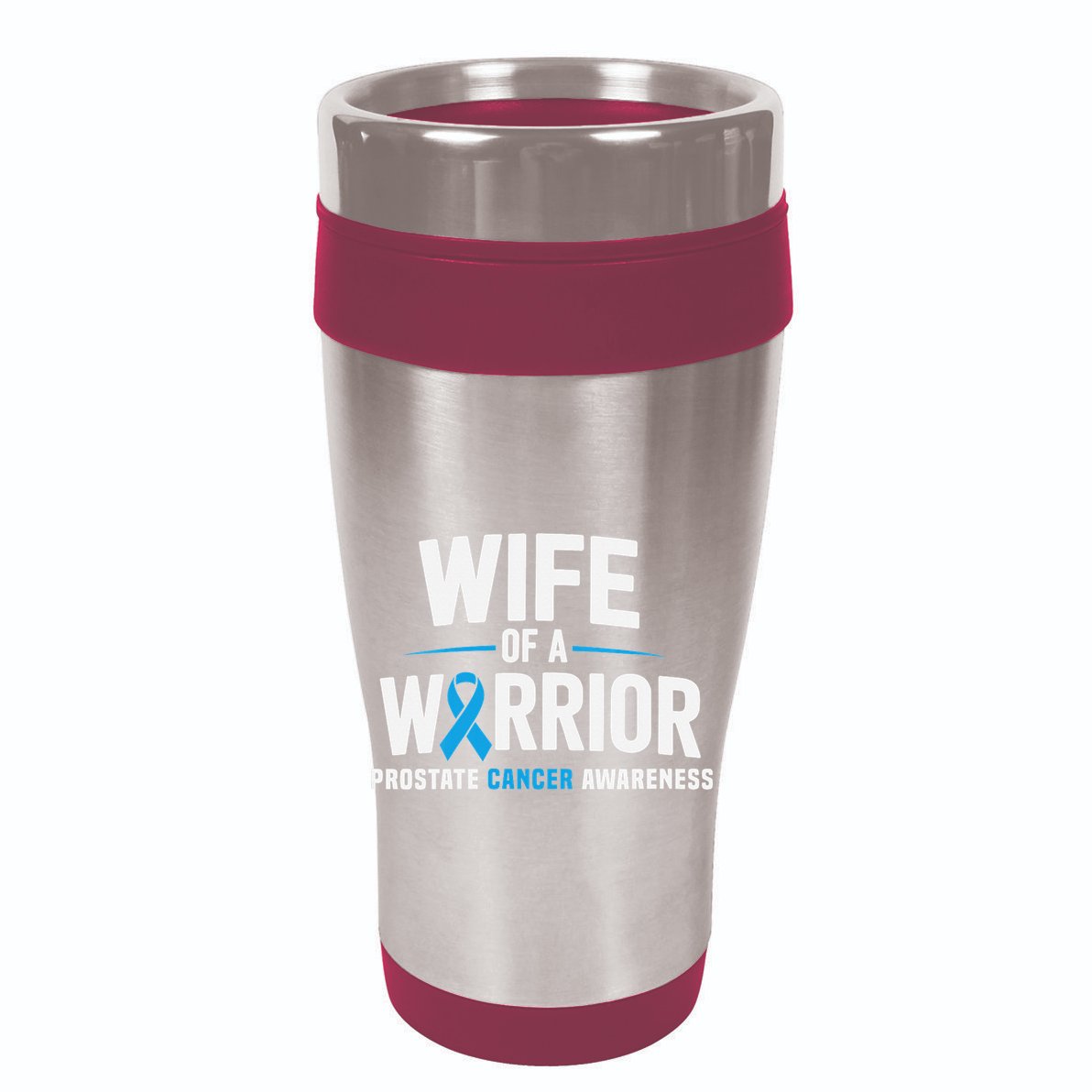 Wife Of A Warrior Blue Prostate Cancer Awareness Gift Backpack