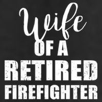 Wife Of A Retired Firefighter Gift 7 Panel Mesh Trucker Snapback Hat
