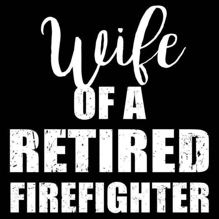 Wife Of A Retired Firefighter Gift Doggie Tank