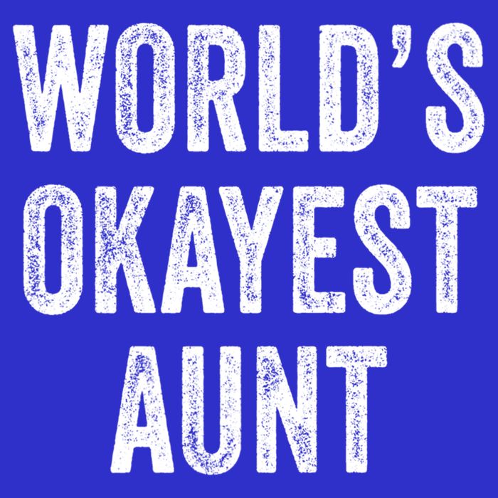 Worlds Okayest Aunt Funny Best Auntie Ever Mom Vintage Gift Baby Bodysuit