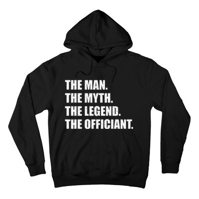 Wedding Officiant Art Ordained Minister Hoodie