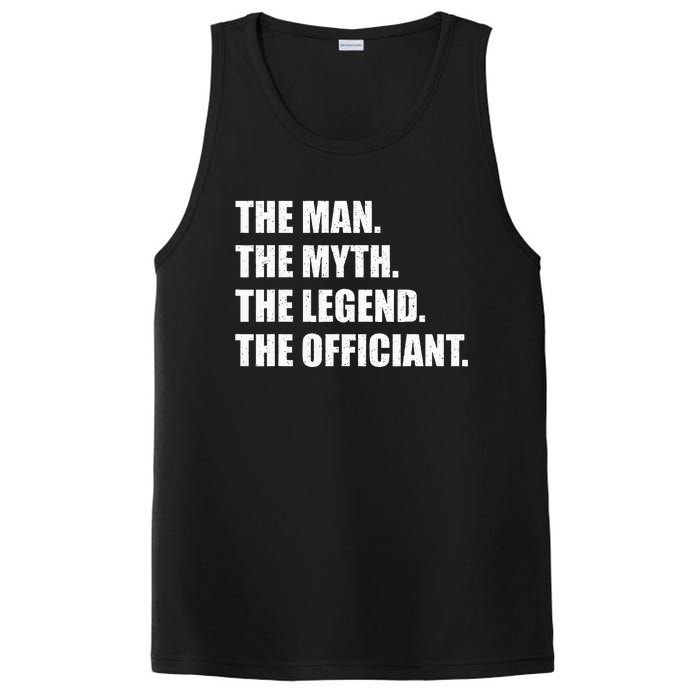 Wedding Officiant Art Ordained Minister PosiCharge Competitor Tank