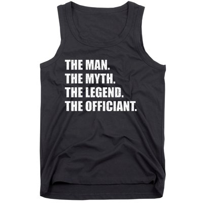 Wedding Officiant Art Ordained Minister Tank Top