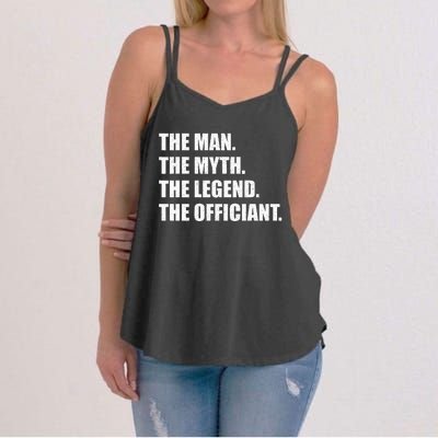 Wedding Officiant Art Ordained Minister Women's Strappy Tank