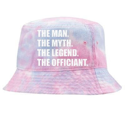 Wedding Officiant Art Ordained Minister Tie-Dyed Bucket Hat