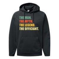 Wedding Officiant Art Ordained Minister Performance Fleece Hoodie