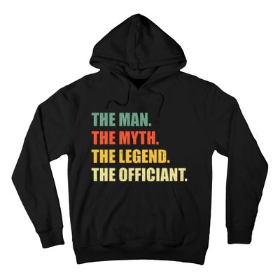 Wedding Officiant Art Ordained Minister Hoodie