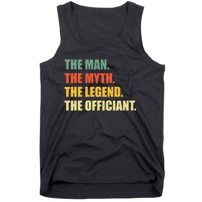 Wedding Officiant Art Ordained Minister Tank Top