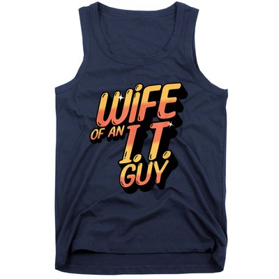 Wife Of An I.T. Guy Funny Network Admin Girlfriend Spouse Tank Top